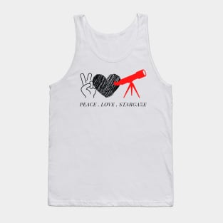 Peace Love and Stargaze Tank Top